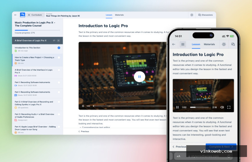 MasterStudy LMS Learning Management System PRO v4.7.2
