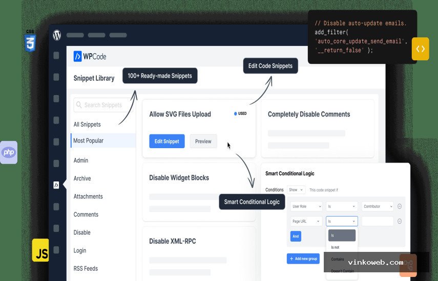 WPCode Pro v2.2.2 - The Best WordPress Code Snippets Plugin
