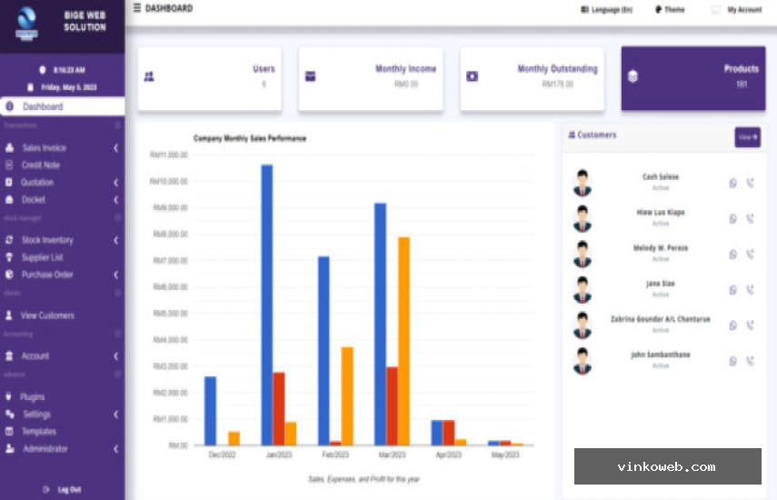 Emitech v1.6 - PHP Invoice System