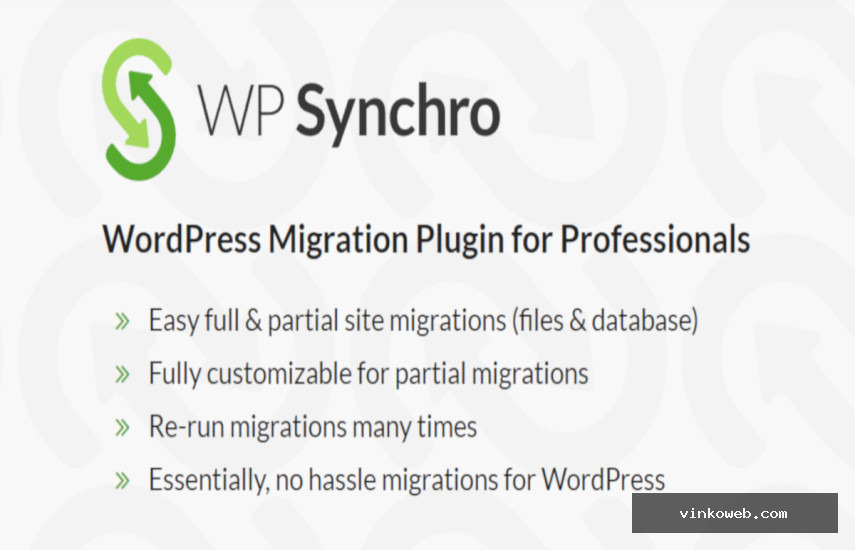 WP Synchro Pro v1.9.1 - WordPress Migration Plugin
