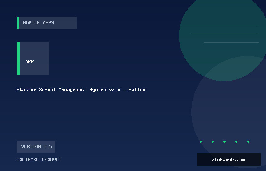 Ekattor School Management System v7.5 - nulled