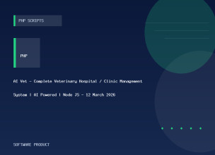 AI Vet - Complete Veterinary Hospital / Clinic Management System | AI Powered | Node JS - 12 March 2026