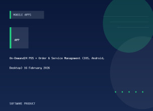 On-Demand24 POS + Order & Service Management (IOS, Android, Desktop) 16 February 2026