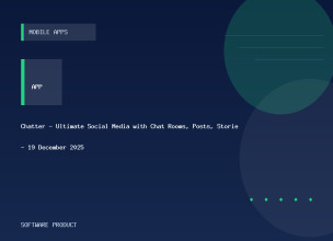 Chatter - Ultimate Social Media with Chat Rooms, Posts, Stories - 19 December 2025