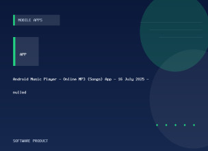 Android Music Player - Online MP3 (Songs) App - 16 July 2025 - nulled