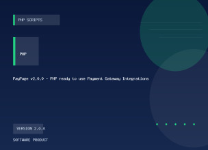 PayPage v2.0.0 - PHP ready to use Payment Gateway Integrations