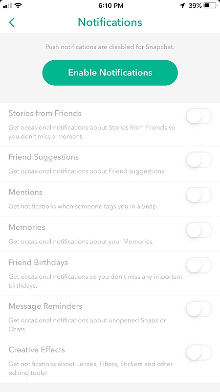 snapchat added you from search