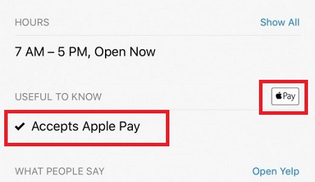 Use Apple Pay Chains and Stores