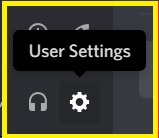 user settings