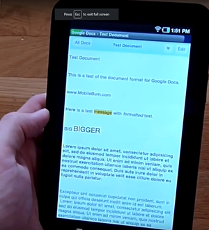 google docs