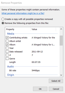 Remove Properties