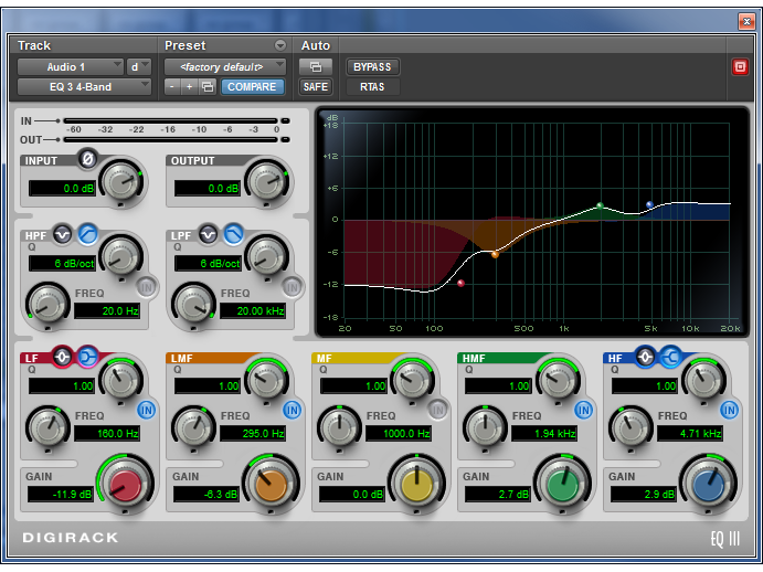 Avid Pro Tools 9: EQ