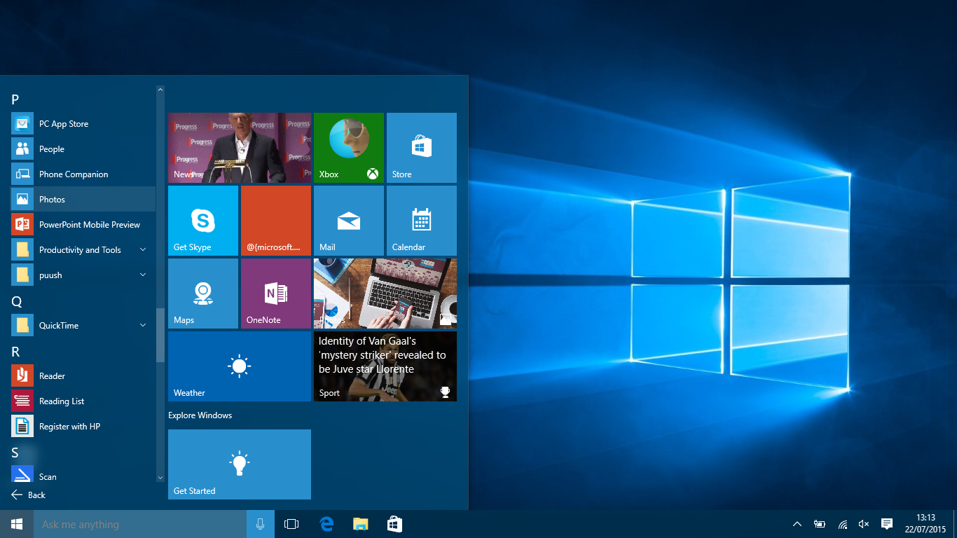 Microsoft Windows 10 How to change Wallpaper - Photos app