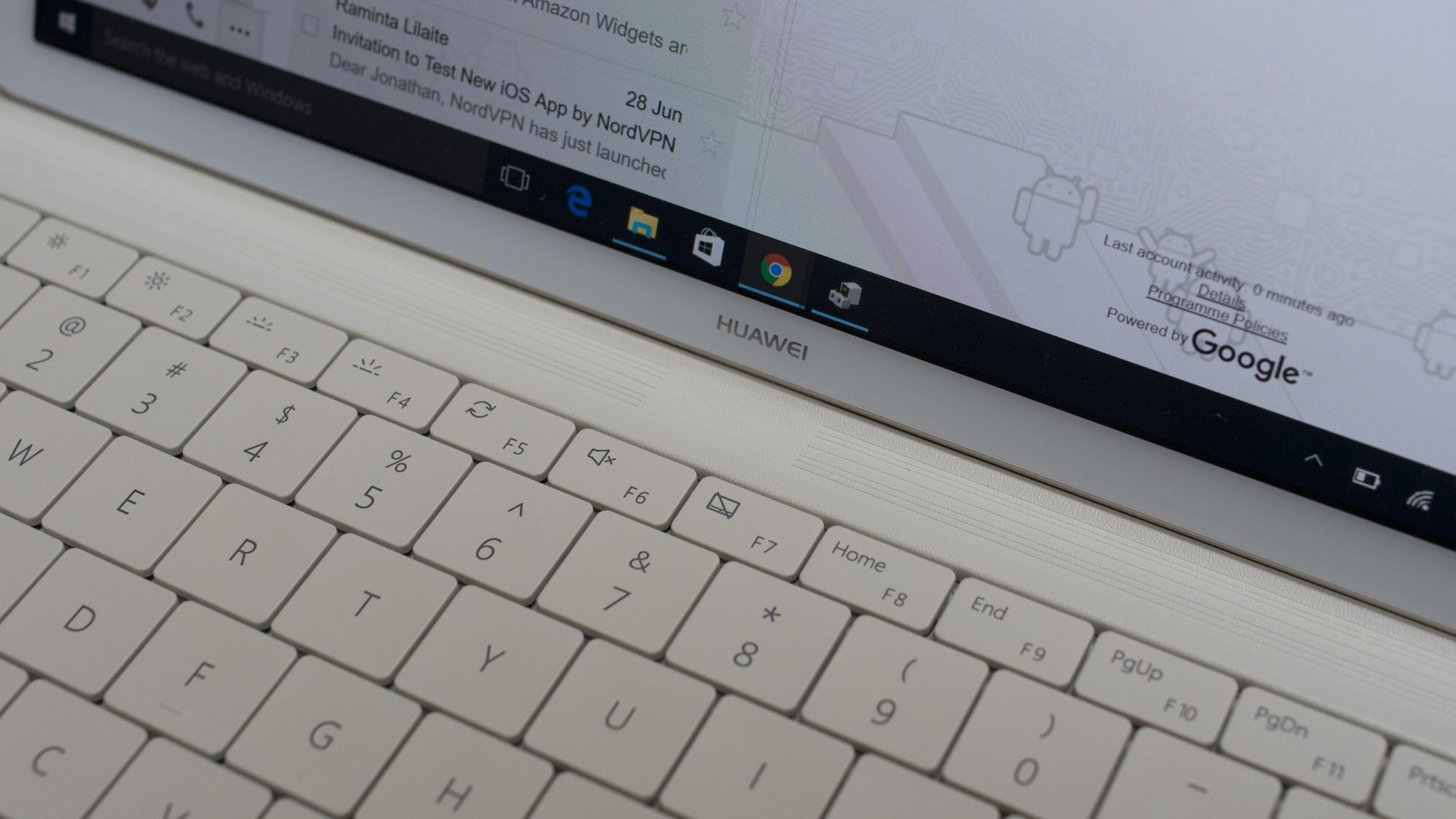 Huawei MateBook keyboard