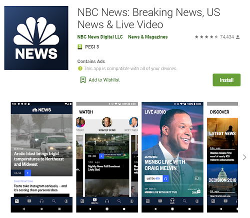 msnbc without cable