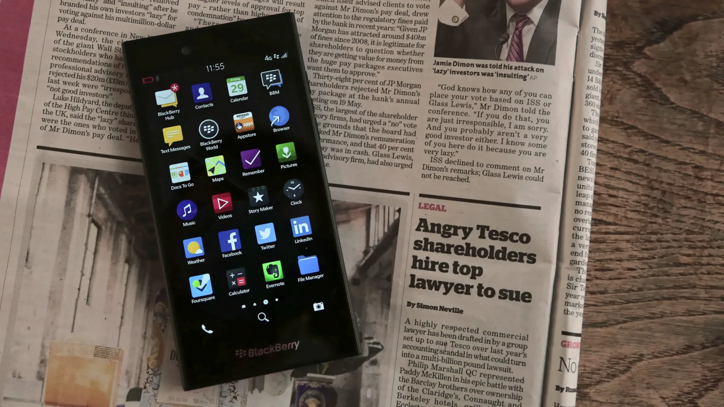 BlackBerry Leap review: A new phone with old internals