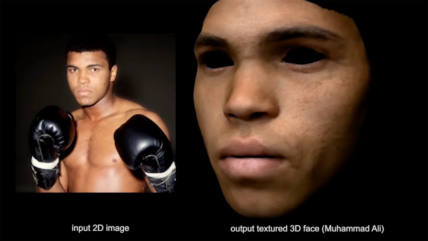 This neural network can make a 3D face from a single photograph