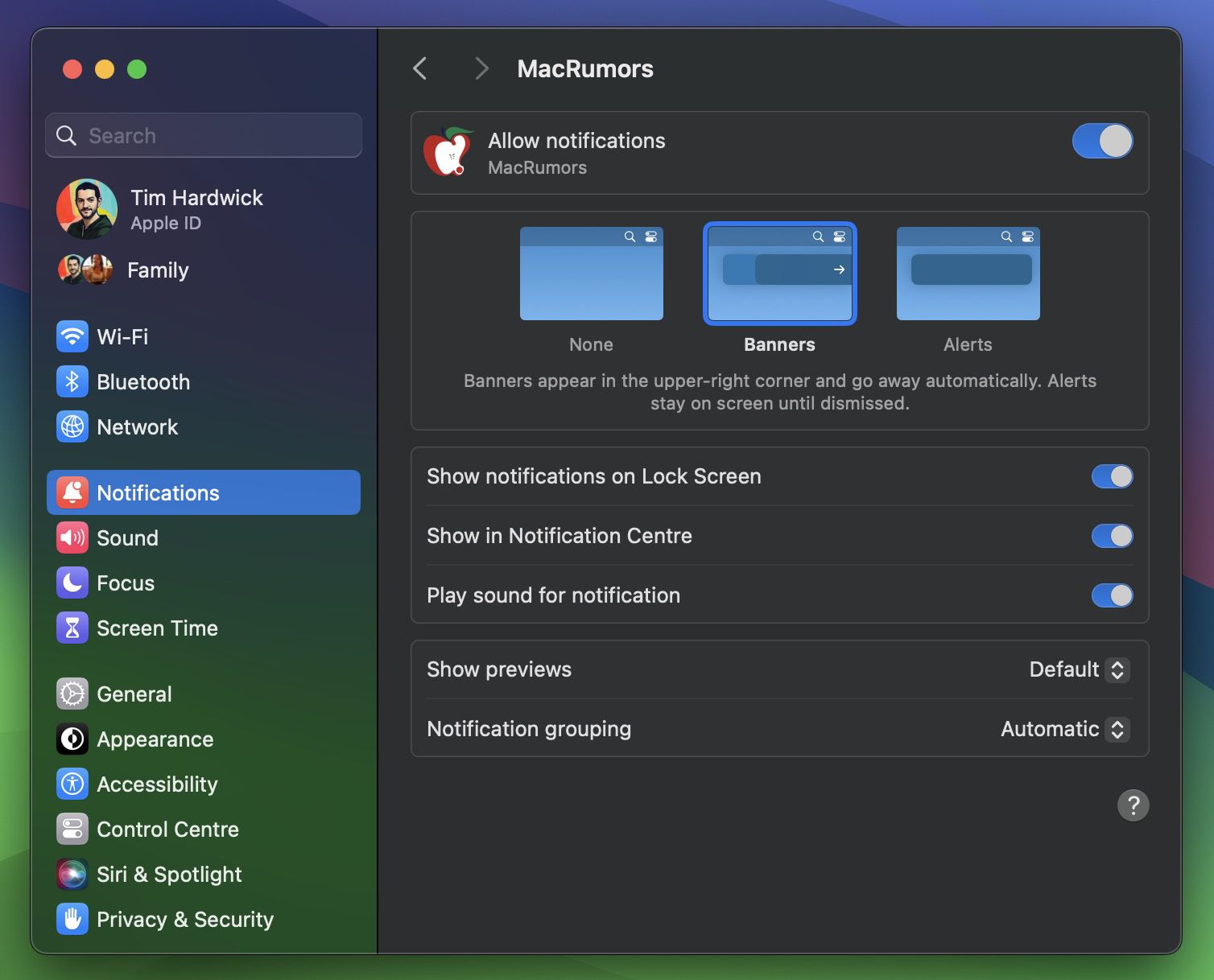 web app notifications mr