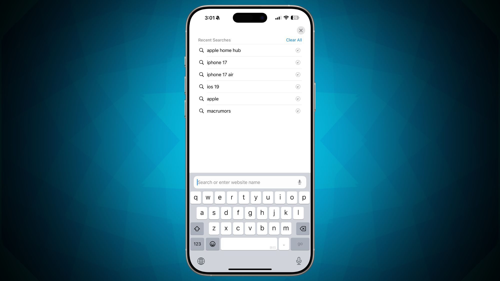 ios 18 4 safari search