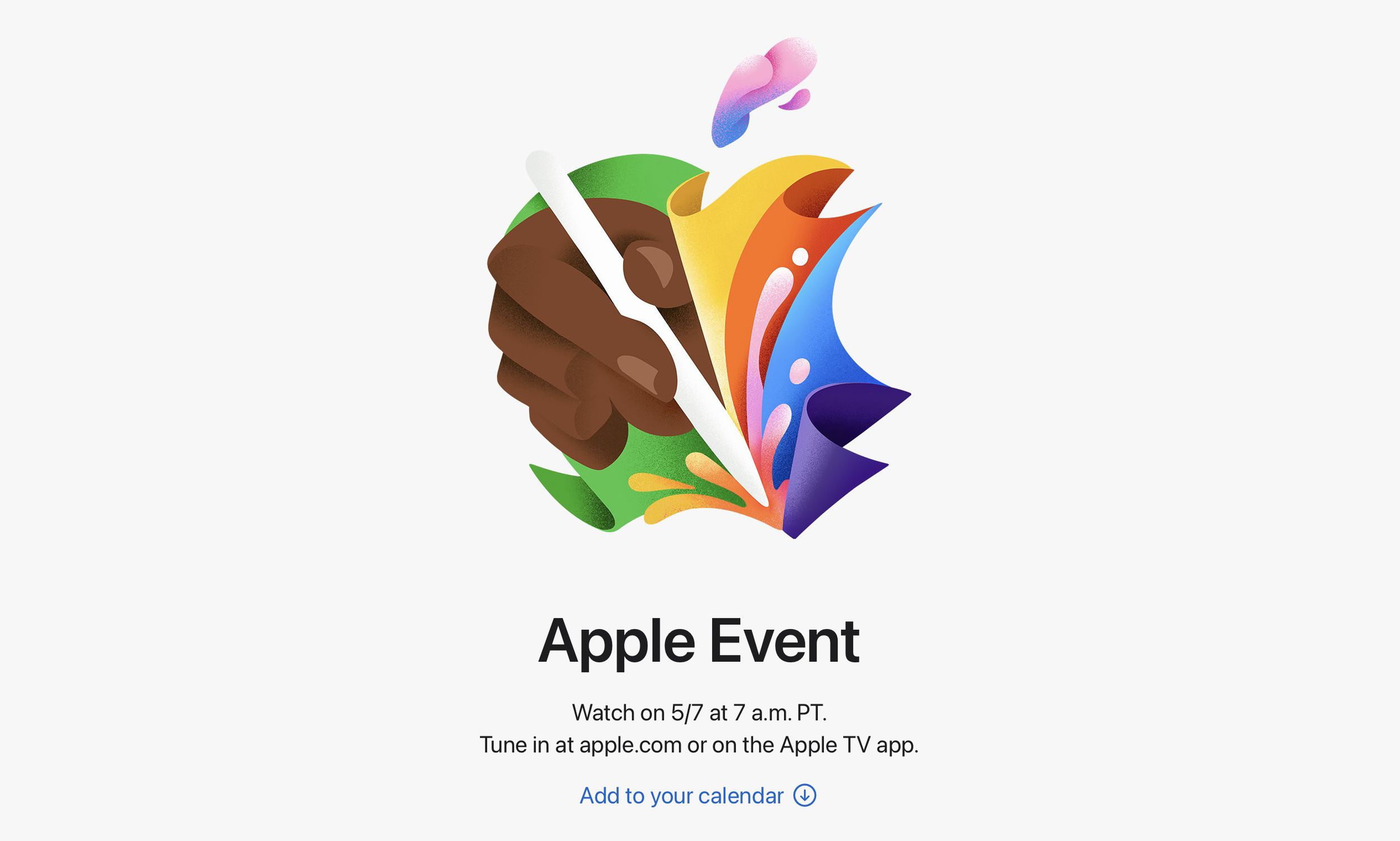 apple events website let loose