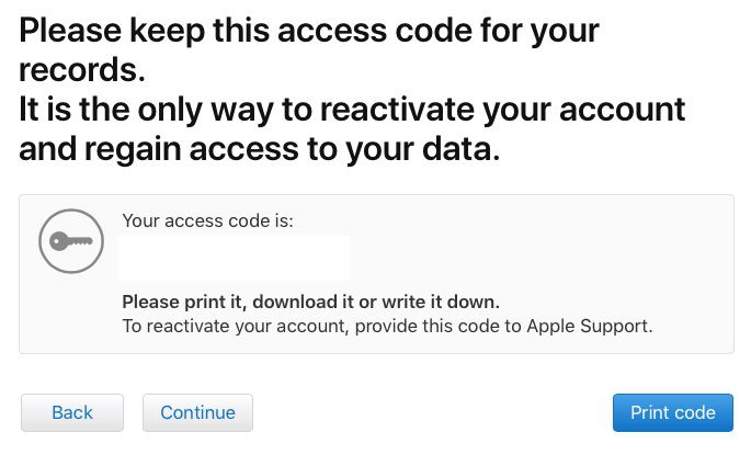 deactivate code