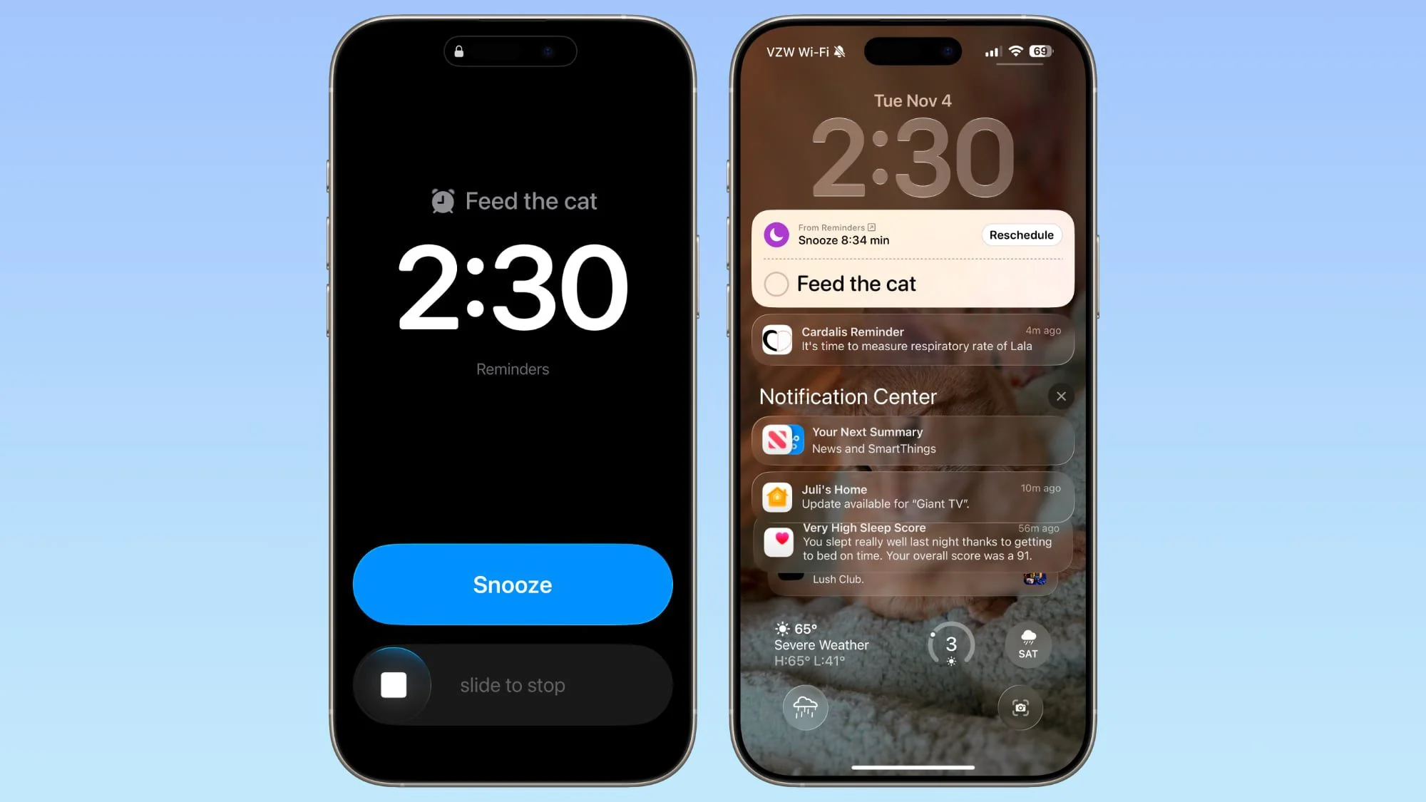 ios 26 2 alarm reminders