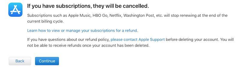 account deletion first checklist